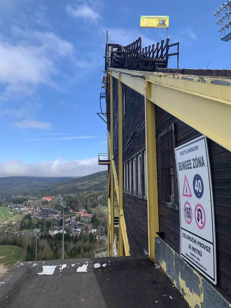 recenze bungee jumpingu Harrachov